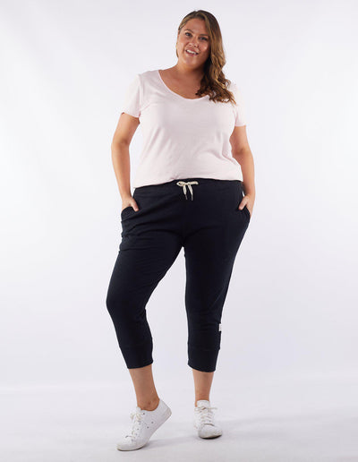FUND. BRUNCH PANT BLACK-Elm Lifestyle-Lima & Co