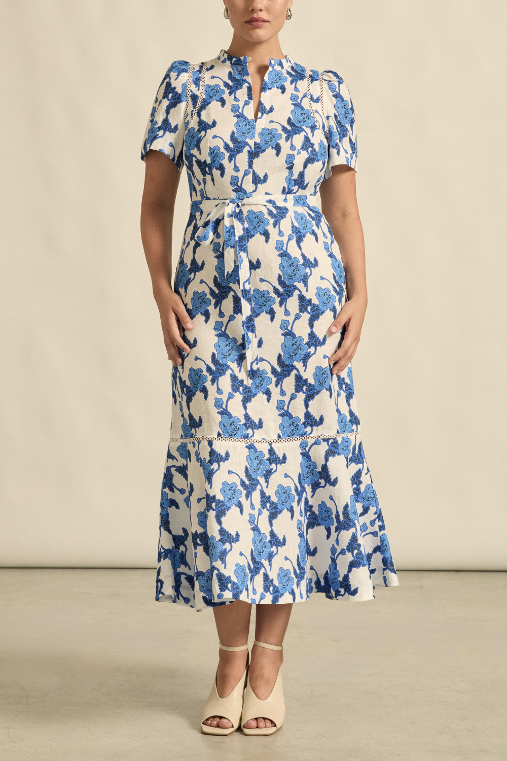 Cable Dress - Azure Bouquet-Zoe Kratzmann-Lima & Co