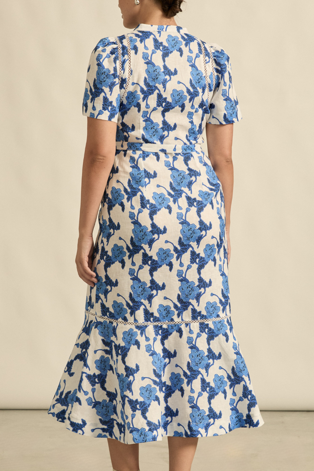 Cable Dress - Azure Bouquet-Zoe Kratzmann-Lima & Co