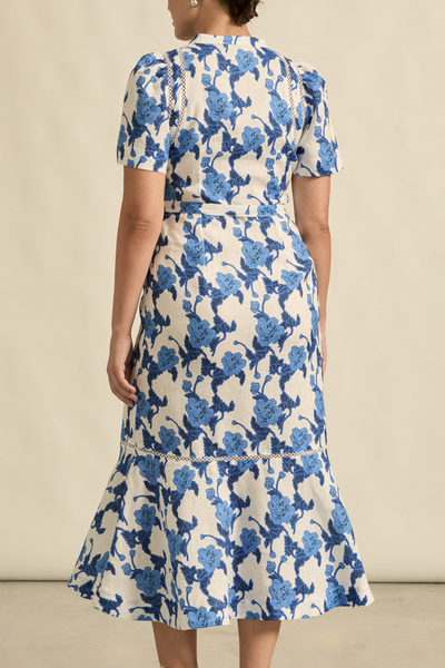 Cable Dress - Azure Bouquet-Zoe Kratzmann-Lima & Co