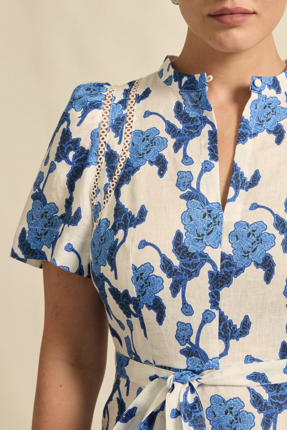 Cable Dress - Azure Bouquet-Zoe Kratzmann-Lima & Co