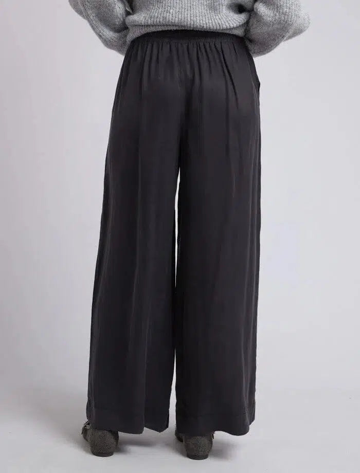 Callie Wide Leg Pant - Black-Elm Lifestyle-Lima & Co