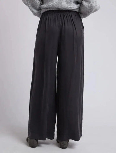 Callie Wide Leg Pant - Black-Elm Lifestyle-Lima & Co