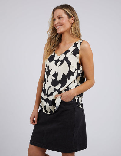 Calypso Cami - Black-Foxwood-Lima & Co