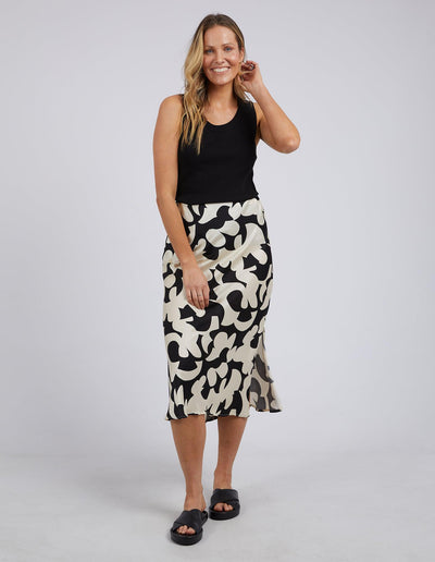 Calypso Skirt - Black-Foxwood-Lima & Co