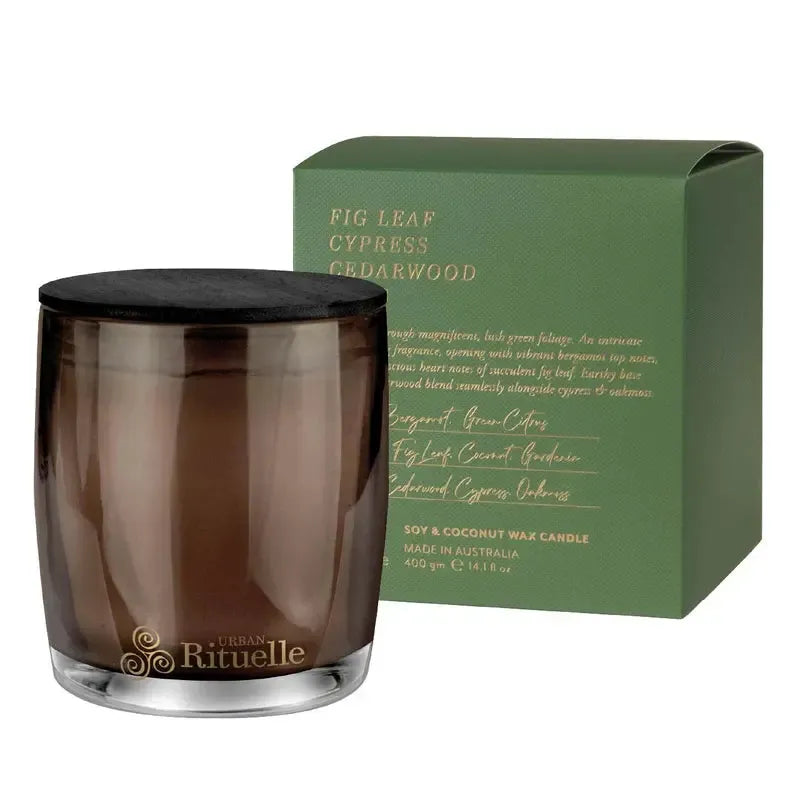 Candle 400gm Fig Leaf-Urban Rituelle-Lima & Co