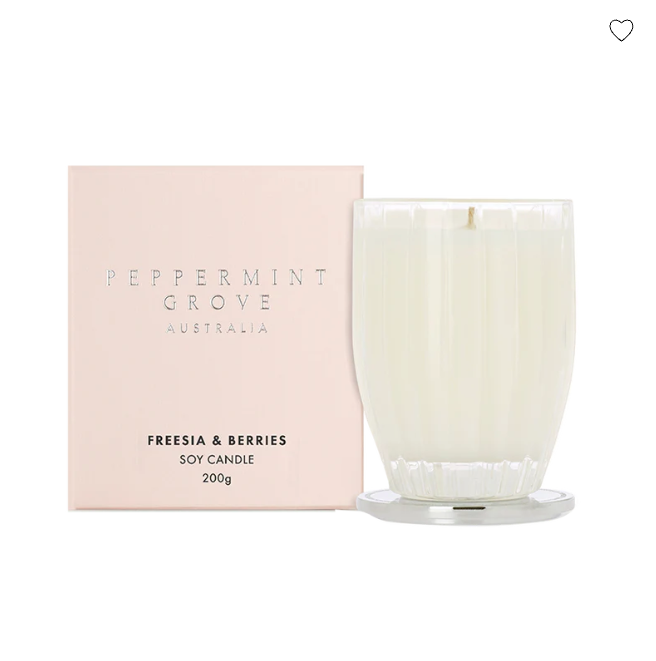 Candle - Freesia & Berries 200g-Peppermint Grove-Lima & Co