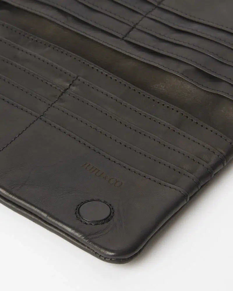 Capri Wallet Large - Black-Juju and Co-Lima & Co