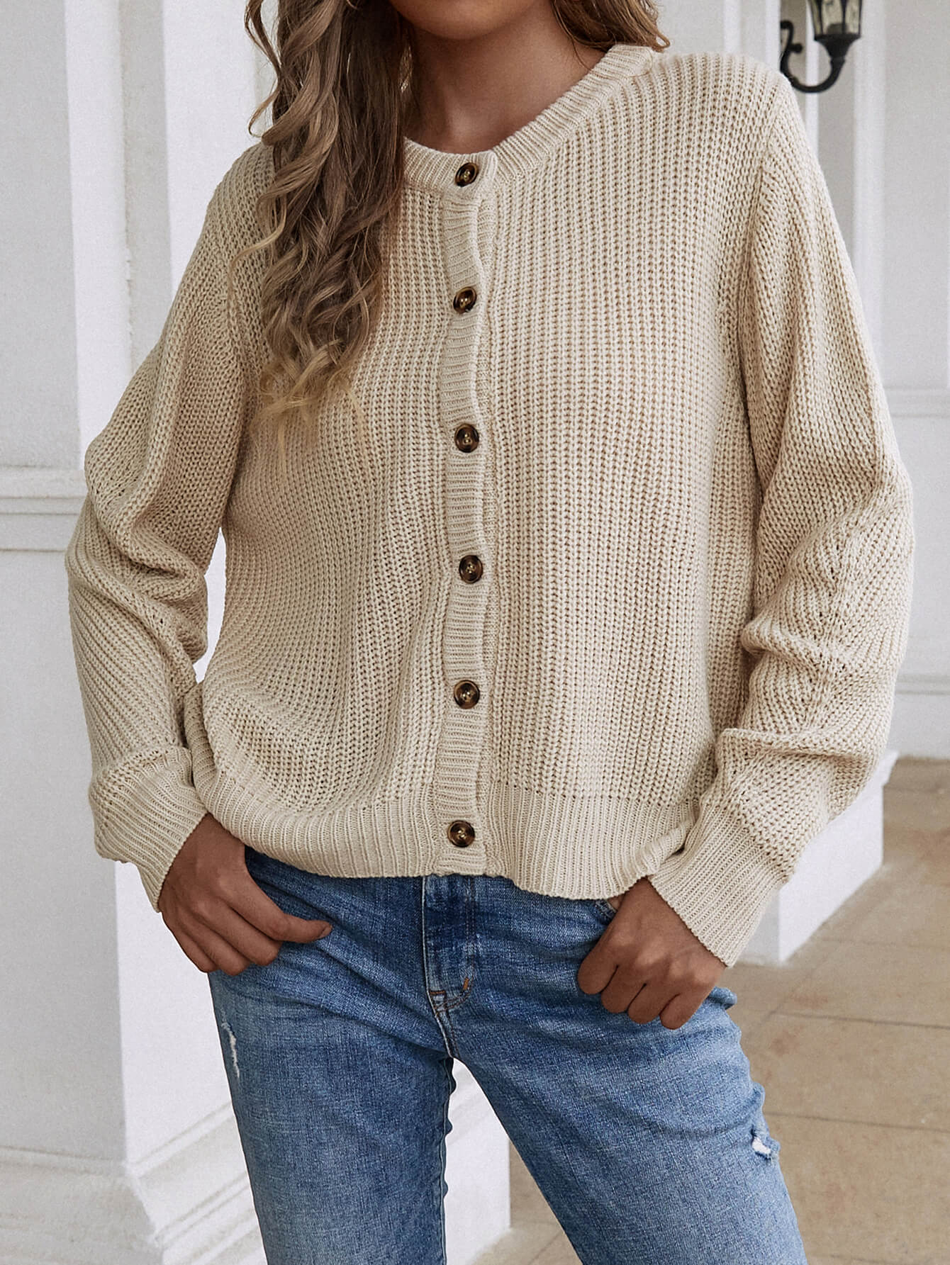 Cardigan - Oat-Lima & Co-Lima & Co