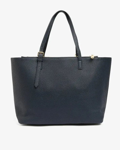 Carmine Tote - Navy/Oyster-Elms and King-Lima & Co
