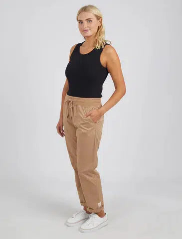 Carrie Jogger Pant - Mocha-Elm Lifestyle-Lima & Co