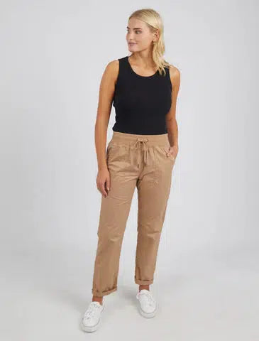 Carrie Jogger Pant - Mocha-Elm Lifestyle-Lima & Co