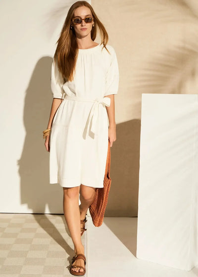 Carsen Dress - Ecru-Pol-Lima & Co