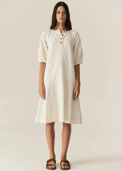 Carsen Dress - Ecru-Pol-Lima & Co
