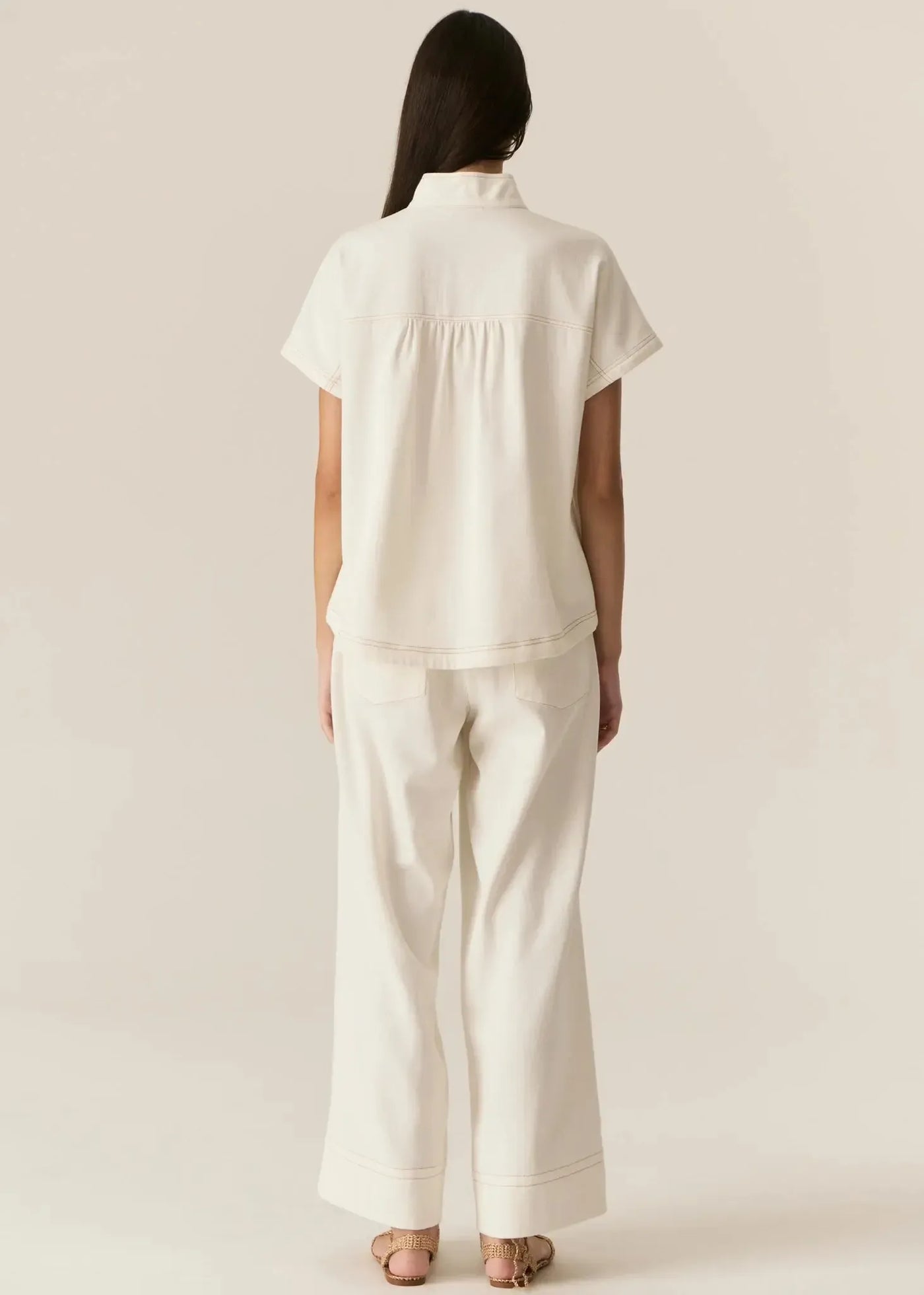 Carsen Shirt - Ecru-Pol-Lima & Co