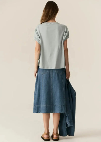 Carsen Skirt - Light Wash-Pol-Lima & Co