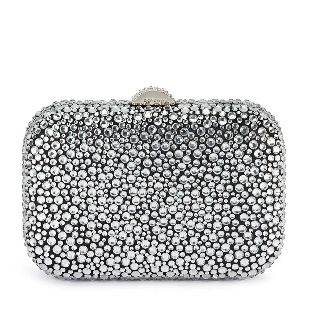 Casey Hotfix Clutch - Black/Silver-Olga Berg-Lima & Co