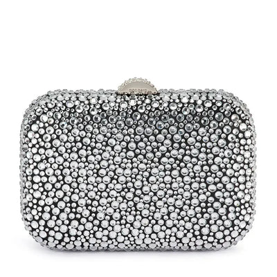 Casey Hotfix Clutch - Black/Silver-Olga Berg-Lima & Co