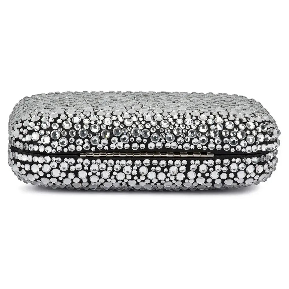 Casey Hotfix Clutch - Black/Silver-Olga Berg-Lima & Co