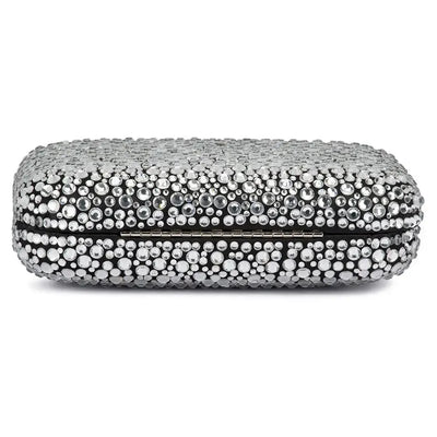 Casey Hotfix Clutch - Black/Silver-Olga Berg-Lima & Co