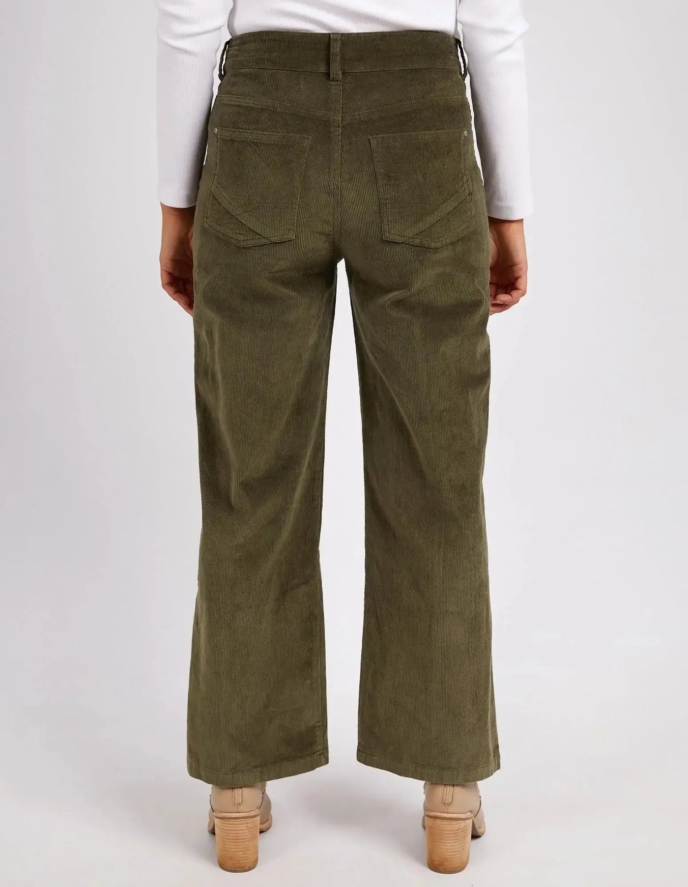 Cassie Cord Pant - Clover-Elm Lifestyle-Lima & Co