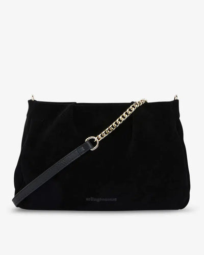 Caterina Bag - Black Suede-Elms and King-Lima & Co