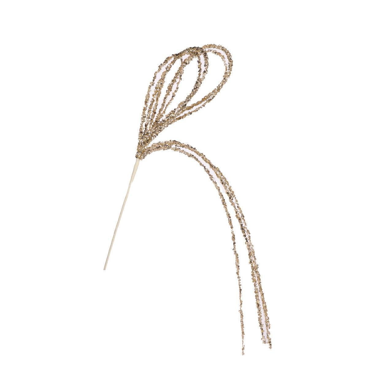 Champagne Beaded Loop Spray-Holly and Ivy-Lima & Co