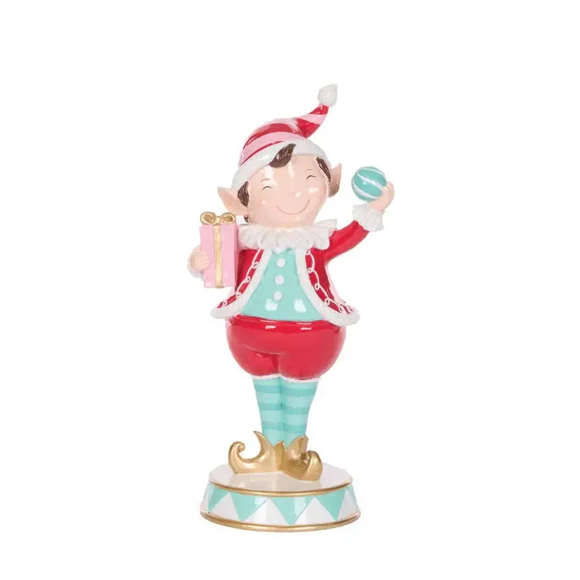 Cheeky Elf With Bauble-Holly and Ivy-Lima & Co