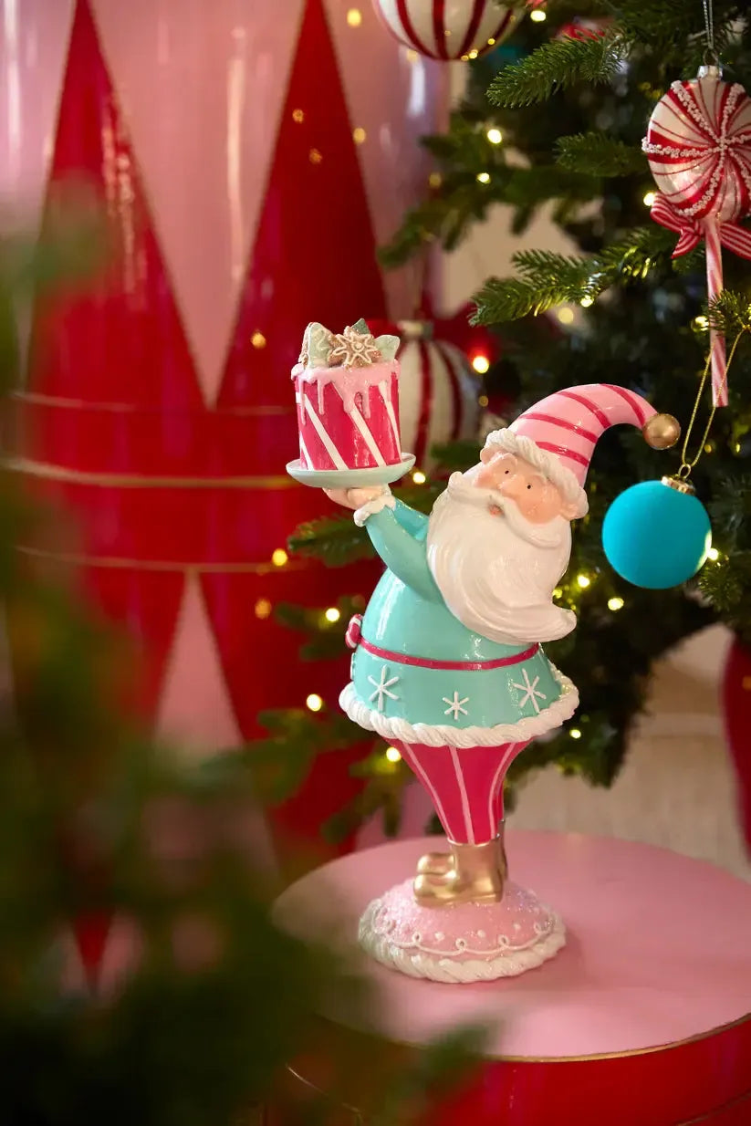 Cheeky Santa With Cake-Holly and Ivy-Lima & Co