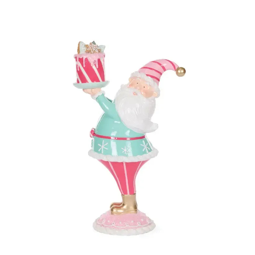 Cheeky Santa With Cake-Holly and Ivy-Lima & Co