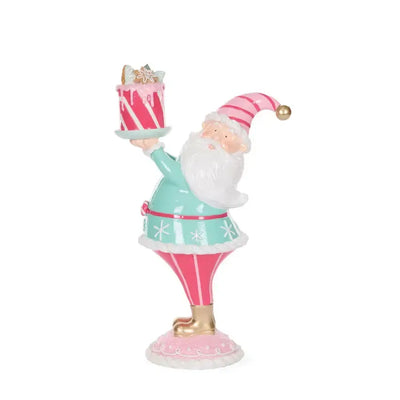 Cheeky Santa With Cake-Holly and Ivy-Lima & Co