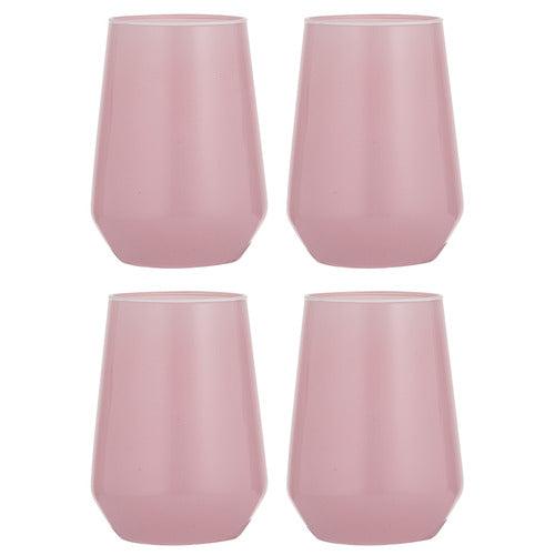 Chelsea Blush 4pk Highball Tumbler-LADELLE-Lima & Co