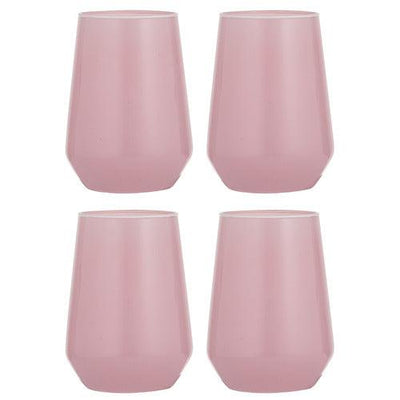 Chelsea Blush 4pk Highball Tumbler-LADELLE-Lima & Co