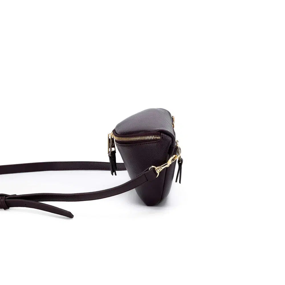Chelsea Crossbody Sling - Chocolate-BLACK CAVIAR DESIGNS-Lima & Co