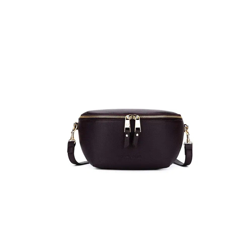 Chelsea Crossbody Sling - Chocolate-BLACK CAVIAR DESIGNS-Lima & Co