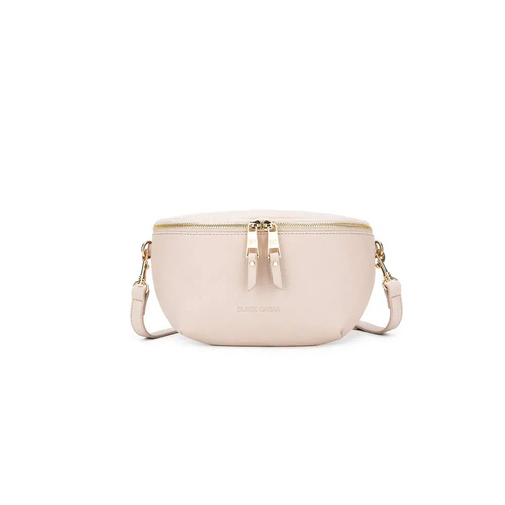 Chelsea Crossbody Sling - Oatmeal-BLACK CAVIAR DESIGNS-Lima & Co