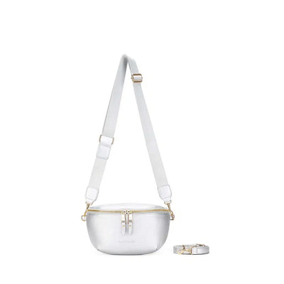 Chelsea Crossbody Sling - Silver-BLACK CAVIAR DESIGNS-Lima & Co