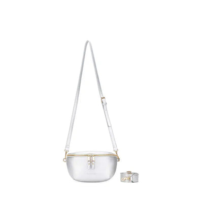 Chelsea Crossbody Sling - Silver-BLACK CAVIAR DESIGNS-Lima & Co