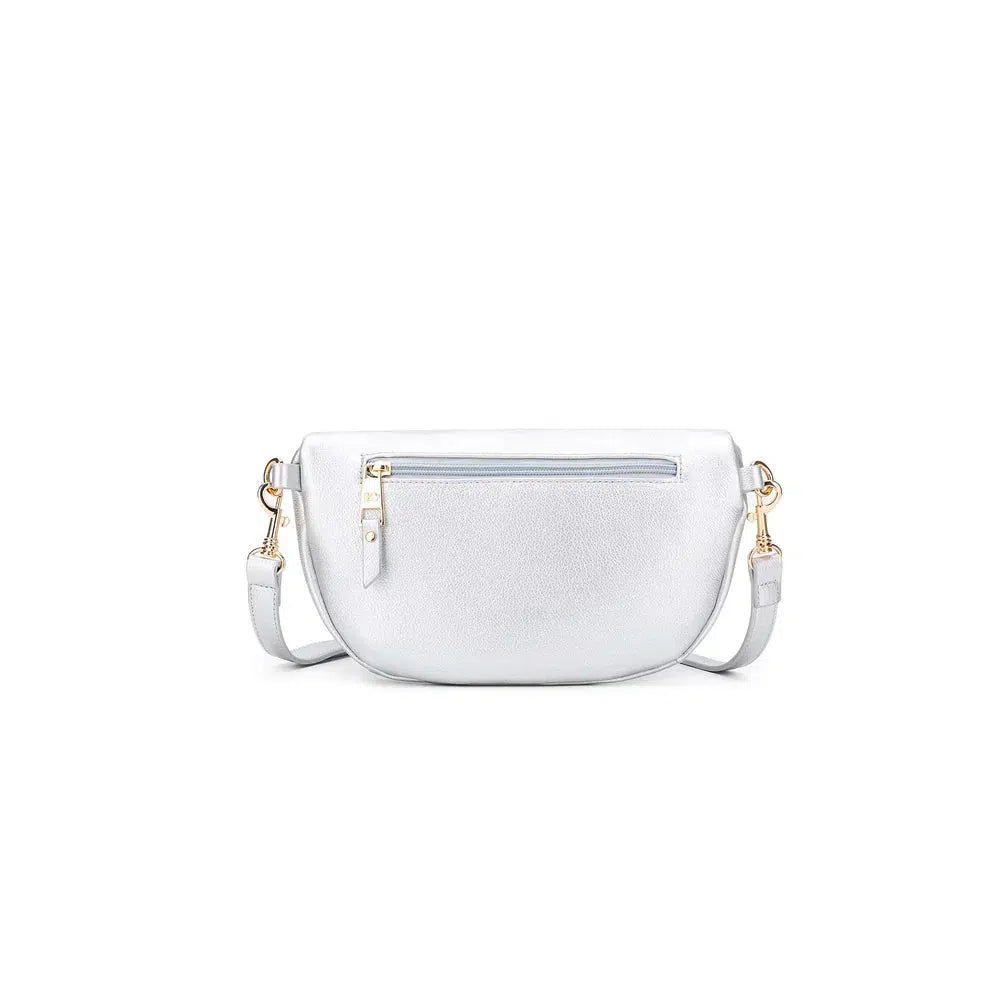 Chelsea Crossbody Sling - Silver-BLACK CAVIAR DESIGNS-Lima & Co