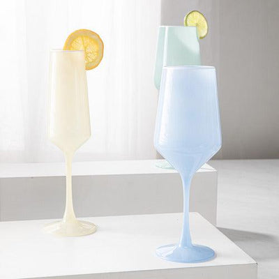 Chelsea Mint 4pk Wine Glass-LADELLE-Lima & Co
