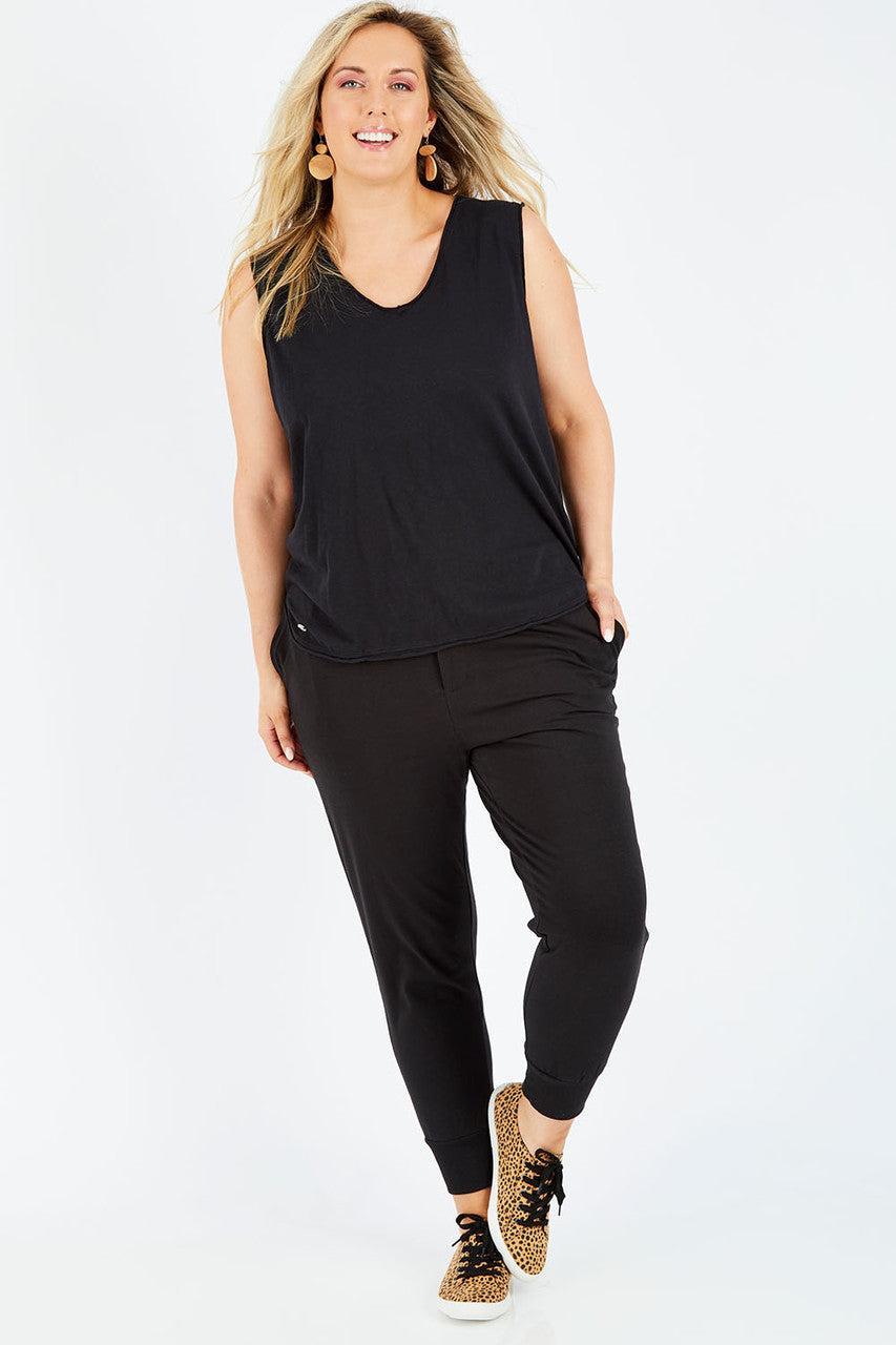 Chelsea Pant - Black-Foxwood-Lima & Co