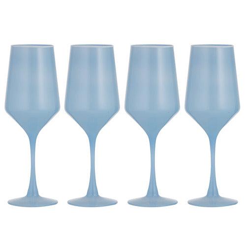 Chelsea Sky 4pk Wine Glass-LADELLE-Lima & Co