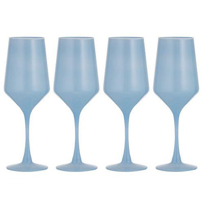 Chelsea Sky 4pk Wine Glass-LADELLE-Lima & Co