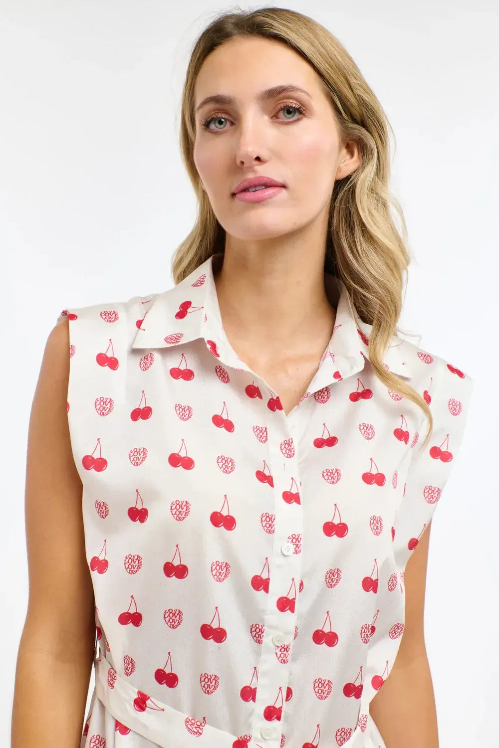 Cherry Bomb Dress - Vanilla/Red-365 Days-Lima & Co