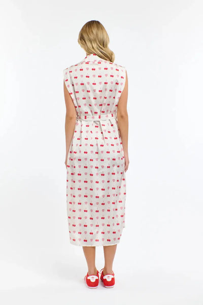 Cherry Bomb Dress - Vanilla/Red-365 Days-Lima & Co