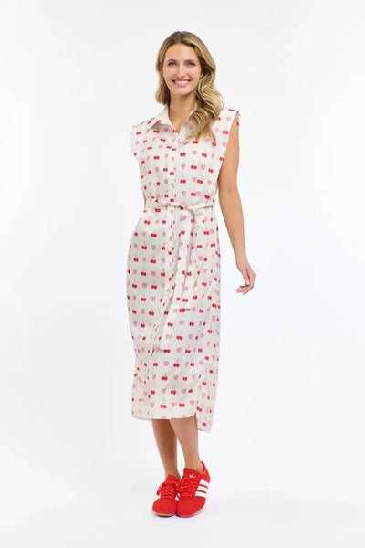 Cherry Bomb Dress - Vanilla/Red-365 Days-Lima & Co