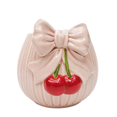 Cherry Bow Planter 14cm-Lima & Co-Lima & Co