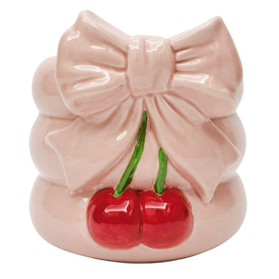 Cherry Bow Planter 16cm-Lima & Co-Lima & Co