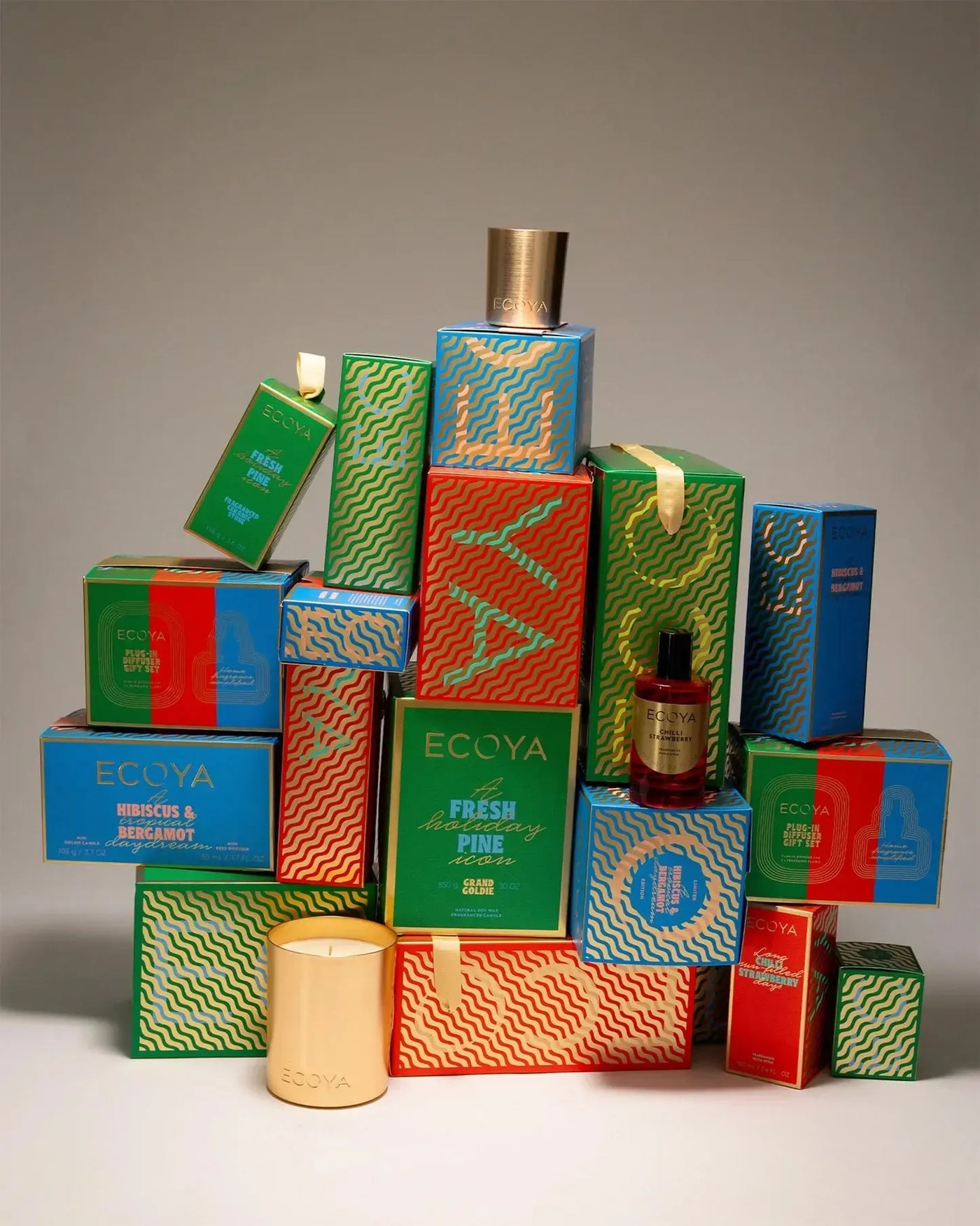 Chilli Strawberry Goldie Cndle Holiday Collection-Ecoya-Lima & Co
