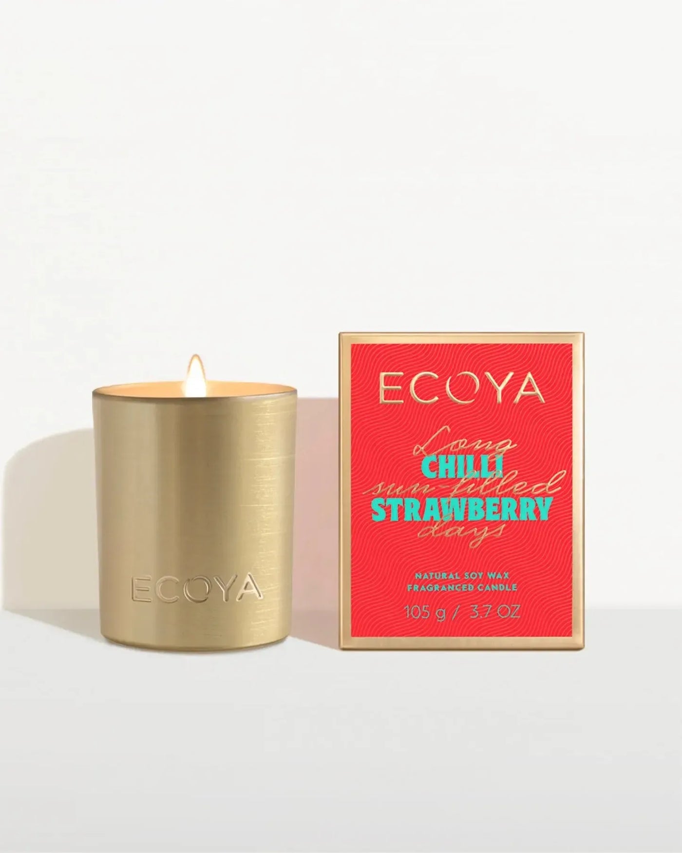 Chilli Strawberry Goldie Cndle Holiday Collection-Ecoya-Lima & Co